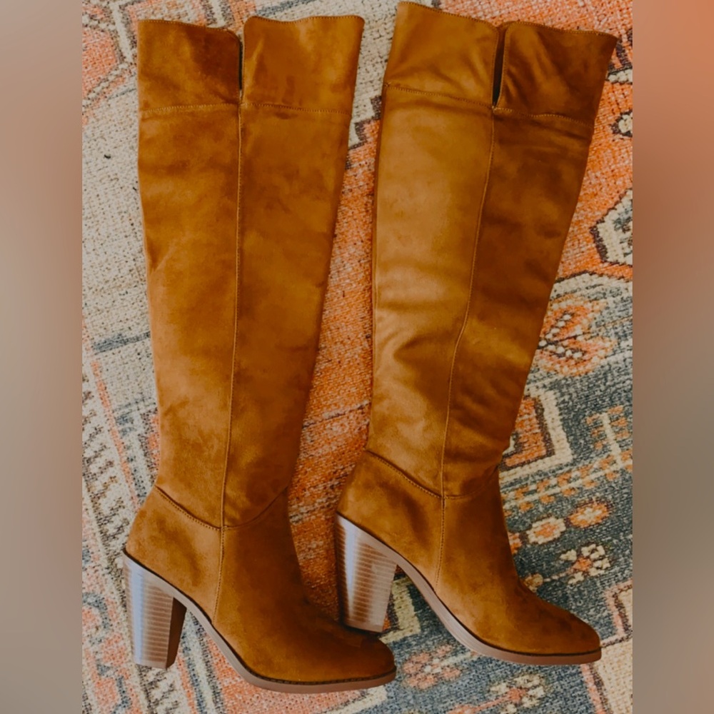 Qupid knee high boots